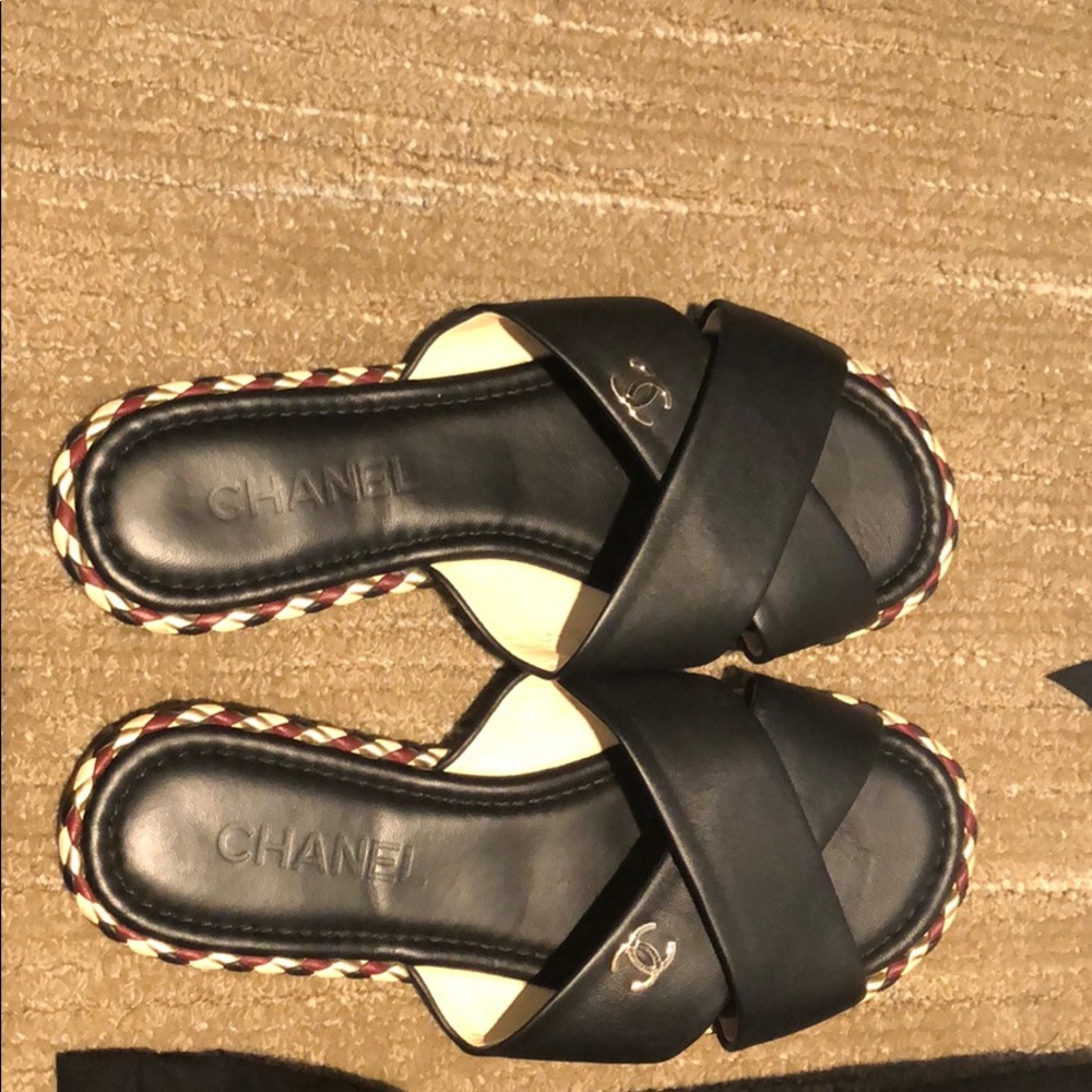 Authentic CHANEL SANDALS